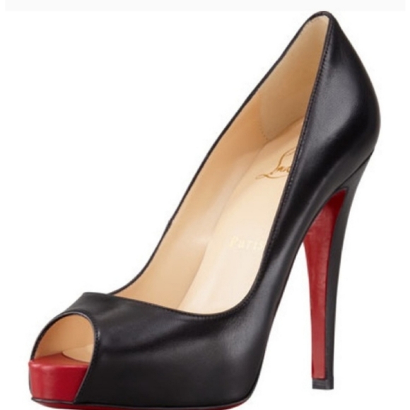 Christian Louboutin Shoes - CHRISTIAN LOUBOUTIN "Very Prive 120" Peep Toe Pumps